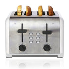 Kenmore 4-Slice Toaster with Dual Controls - White-Extra-wide slots with self-adjusting bread guides