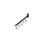 Can-Bramar Waterfall With Hooks For Slatwall, 16", Black, 25 Pack-Slatwall waterfall with hooks