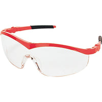 Storm, Clear, 12, Eye Protection Type, Safety Eyewear, 12 Pack-Temple Colour - Red