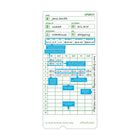 uPunch HNTC1100 Time Cards, 100 Pack-Size: 3.37" x 7.37"