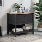 Sauder Cottage Road Lateral File Cabinet - 1 drawer - Legal - Raven Oak (431263)-29.76"H" x 32.44"W x 21.81"D