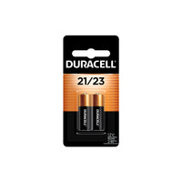 Duracell Specialty Size #21 Battery - 2 Pack-Power for a Wide Range of Devices - The Duracell 21/23 12 Volt Alkaline battery is designed for use in a variety of compatible devices like car alarms, key fobs, GPS trackers, remote controls, and other electronics
