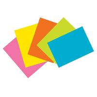 Pacon Unruled Index Cards - 4" x 6" - Super Bright Assortment - 600 Pack (PAC1721)-4" x 6"