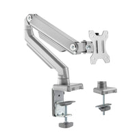 Uplite up to 32" Single Monitor Mount with Mechanical Spring Fully Adjustable Articulating Stand, Sliver (UPMM32M)-Fits most screens 17" to 32" in size with 75x75mm or 100x100mm backside mounting holes