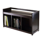 Winsome Addison Storage Bench with 3-Sections, Espresso-Steamlined clean design makes this a versatile piece that looks great in any room