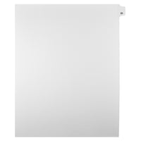 Mark Maker Legal Tabs - Letter Size - White - 1/25th cut - 25 tabs per package - 5 packages Pack - Number 51-White Single Tabs