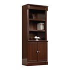 Sauder Palladia Collection Library With Doors, Select Cherry-Closed storage