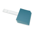 Moleskine Soft Cover Cahier Journals - Ruled - Extra Large - Brisk Blue - 3 Pack-Soft Cover