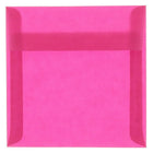 JAM Paper 8.5 x 8.5 Square Envelopes, Magenta Pink Translucent Vellum, 100 Pack (1592151g)-Magenta pink