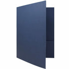 JAM Paper Two Pocket Presentation Folders, Navy Blue Linen, 12 Pack (26982g)-4