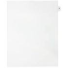 Mark Maker Legal Exhibit Index Tab White Single Tabs, 1/15th Cut, Letter Size, No Holes, Letter B, 25 Pack-White Single Tabs, 1/15th Cut