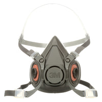3M Half Facepiece Reusable Respirator - Large-This series combines comfort and convenience