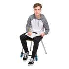 Bouncyband Student Edition for Middle/High School Chairs, Blue-Stretches to fit chairs with legs 17"-24" apart