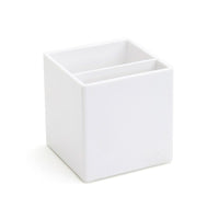 Poppin Pen Cup - White-Poppin's White Pen Cup matches perfectly with all White Poppin's products