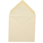 JAM Paper Enveloppes carrées à rabat en V avec fermeture gommée, 5 x 5 po, ivoire, 100/paquet-Taille : 5 x 5 po