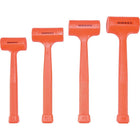Aurora Tools Dead Blow Hammer Set, 4-Piece-One piece urethane construction