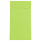 JAM Paper #6 Coin Business Coloured Envelopes - 3.375" x 6" - Ultra Lime Green - 50 Pack-Colour: Lime Colour: Green