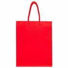 JAM Paper Gift Bags with Rope Handles - Medium - 8" x 10" x 4" - Red Matte - 100 Pack-Size: Medium (8 x 10 x 4 inches)