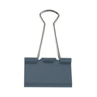 JAM Paper Binder Clips, Large, 41 mm, Grey, 12 Pack (340BCgy)-Grey