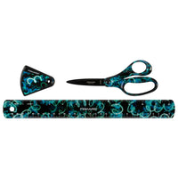 Fiskars 3-Piece Student Deco Set - 7" Scissors - Ruler - Sharpener-Length of scissors: 7 in.
