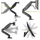 Speedex LDT13-C012 Interactive Counterbalance LCD, VESA Desk Gas Spring Mount for 13" - 27" Monitor-Adjustable arm easily lifts monitor up and down through a 25CM height range