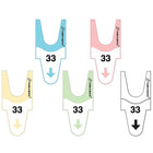 Meto Turn-O-Matic T90 2-Digit Tickets, White, 6 Pack (9483593)-Package dimensions: 19"L x 13"W x 9"H