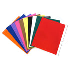 Selectum Felt Sheets - 9"W x 12"L - Assorted Colours - 10 Pack-For Craft Creations