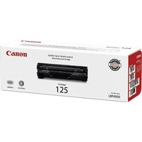 Canon 125 Black Toner Cartridge (3484B001)-Standard toner cartridge, up to 1600 pages