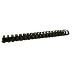 Southwest Combs - 19 rings - 1 1/2" - Black - 100 Pack-Plastic Binding Combs