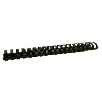 Southwest Combs - 19 rings - 1 1/2" - Black - 100 Pack-Plastic Binding Combs