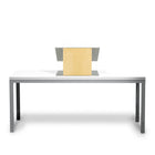 Urbann K9 Tabletop Lectern - Aluminum and Wood - Natural-610 mm x 510 mm x 380 mm (24" x 20" x 15")