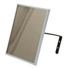 Zenith Safety Flat Mirror, Framed, 12" x 12" (SDP515)-Height: 12"