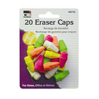 Charles Leonard Wedge Shaped Cap Erasers, Neon, 240 Pack(CHL80799)-Caps have a wedge shaped design