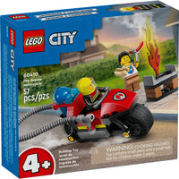 LEGO City Fire Rescue Motorcycle - 57 Pieces-LEGO City Fire motorcycle toy playset for ages 4 and up