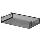 Staples Metal Mesh Stackable Tray - Legal Size - Black-Durable metal mesh material, built to withstand daily use
