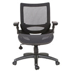 Fauteuil bureau TygerClaw en filet à dossier moyen (TYFC2317)-Support lombaire intégré pour maintenir la bonne posture assise