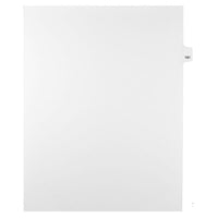 Mark Maker Legal Exhibit Index Tab White Single Tabs, 1/25th Cut, Letter Size, No Holes, Number 181, 25 Pack-White Single Tabs, 1/25th Cut