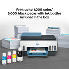 HP Smart Tank 7602 All-in-One Printer-Copy Speed: Black (ISO): Up to 13 cpm, Color (ISO): Up to 6 cpm