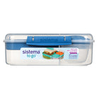 Sistema Bento Lunch TO GO 1.65L, Assorted Colours-Phthalate & BPA free