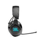 JBL Quantum 610 - Wireless Over-Ear Gaming Headset with Flip-Up Boom Mic - Black-Voice focus flip-up boom microphone: Make sure your voice comes through loud and clear during critical moments with the flip-up, directional boom mic. And thanks to the auto on/off and mute feature, you can quickly cut out when the real world comes calling.