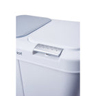 Step N' Sort Dual Trash and Recycling Bin - 40 L - White-Dimensions: 17" L x 13" W x 21" H