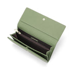 Champs RFID Trifold Expandable Wallet -  Green-Bill fold compartment