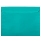 JAM Paper 9 x 12 Booklet Envelopes, Brite Hue Sea Blue Recycled, 1000 Pack (5156773B)-Sea blue