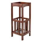 Winsome Rex Umbrella Stand with Metal Tray-Overall size is 11"W x 11"D x 27"H