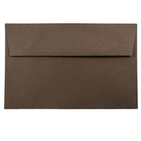 JAM Paper A9 Invitation Envelopes, 5.75 x 8.75, Chocolate Brown Recycled, 1000 Pack (32311328B)-Chocolate brown