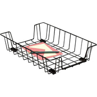 Staples Wire Document Legal Tray - Black-These wide, deep trays are durable and economical