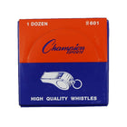 Champion Sports Medium Weight Plastic Whistles, 48 Pack (CHS601)-Plastic