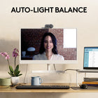 Logitech Brio 100 Full HD Webcam for Meetings and Streaming, Auto-Light Balance Built-In Mic - Graphite-Privacy with a Slide: The integrated webcam cover makes it easy to get total, reliable privacy when you're not on a video call
