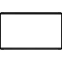 Quartet HD Widescreen Magnetic Dry-Erase Board, Black Frame, 30" x 18"-Magnetic dry-erase surface