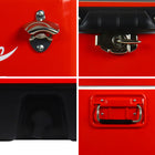 Coca-Cola Ice Chest, 54L-Solid steel latch securely seals content